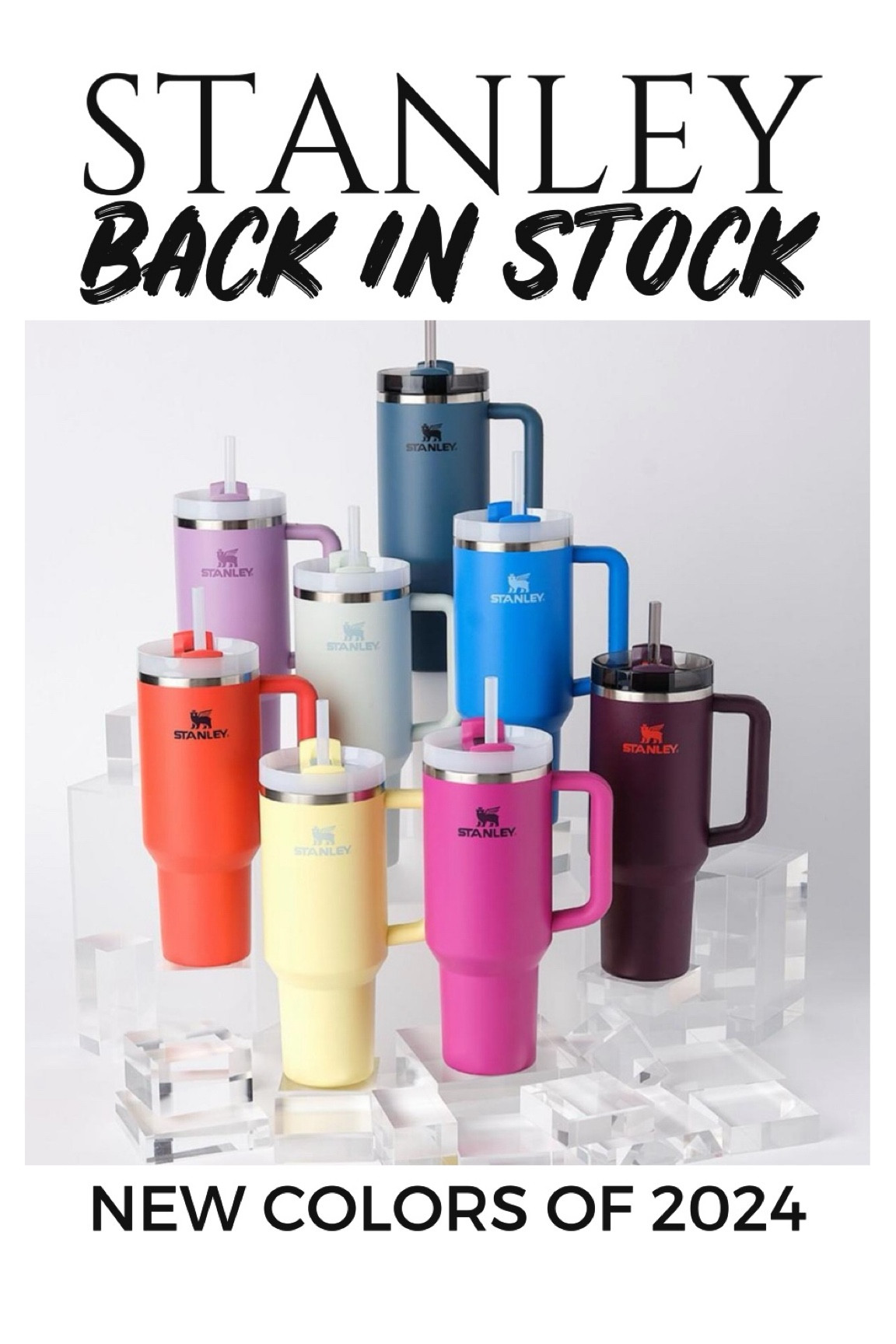 Stanley tumblers back in stock in new colors of 2024✨

#LTKhome #LTKfindsunder50 #LTKGiftGuide
