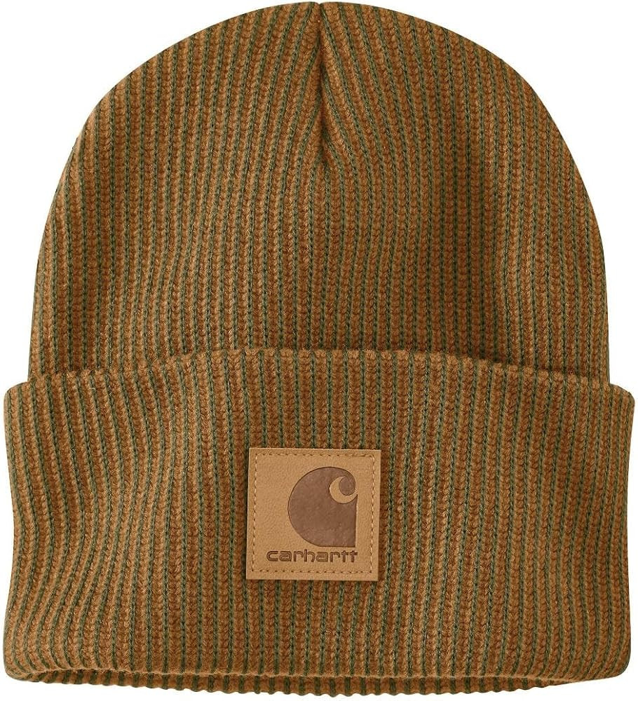 Carhartt Men's Knit Cuffed Plaited Beanie | Amazon (US)