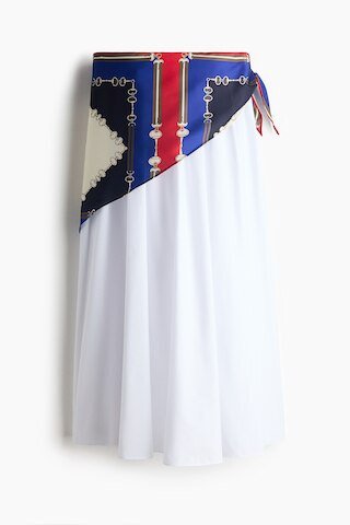 A-Line Skirt with Hip Scarf | H&M (US + CA)