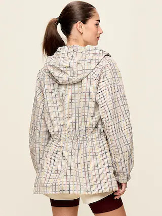 Oversized Rounded-Sleeve Anorak | Old Navy (US)