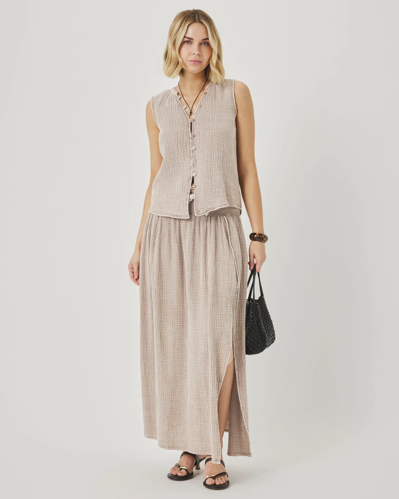Ava Gauze Maxi Skirt | Splendid