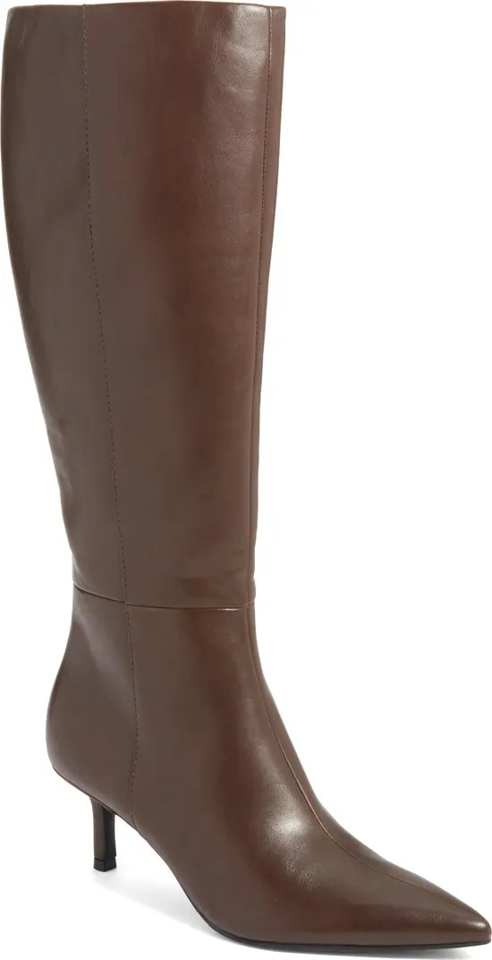 Open Edit Elara Pointed Toe Knee High Boot (Women) | Nordstrom | Nordstrom