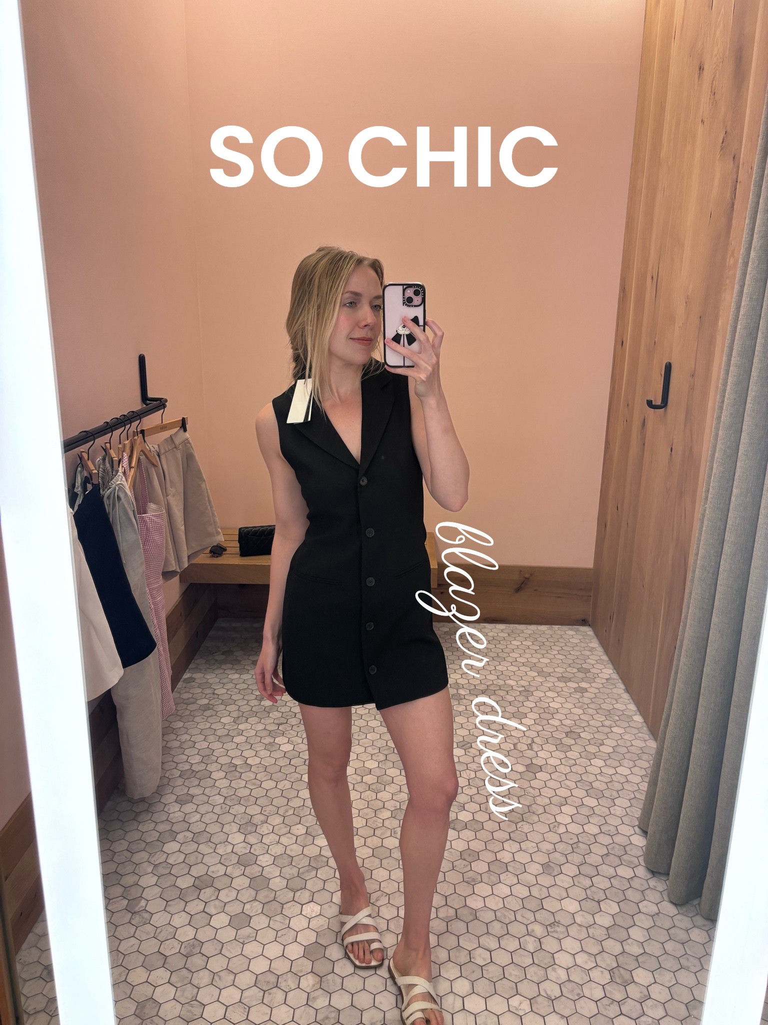 Blazer dress wearing a size 2