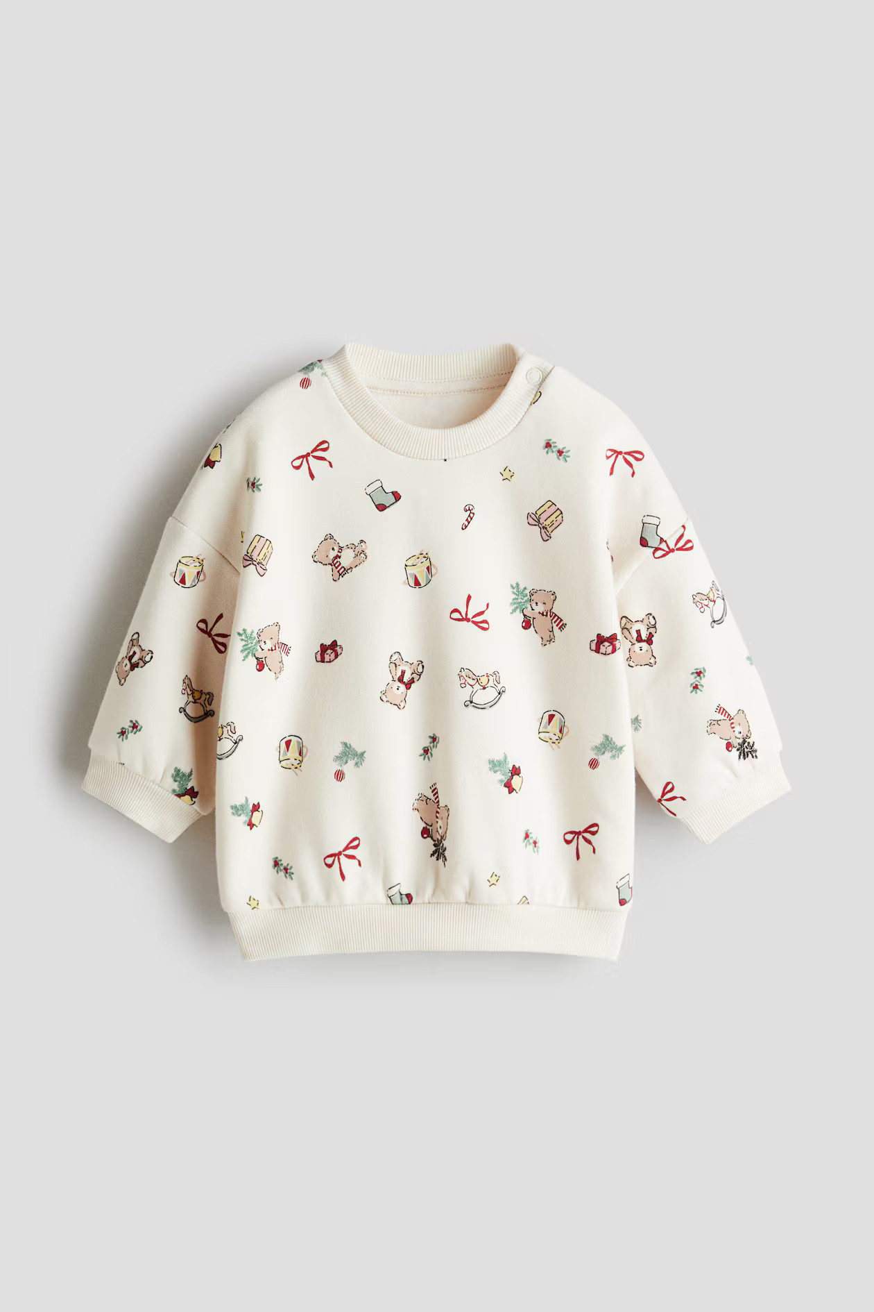 Printed Brushed-Inside Sweatshirt | H&M (US + CA)