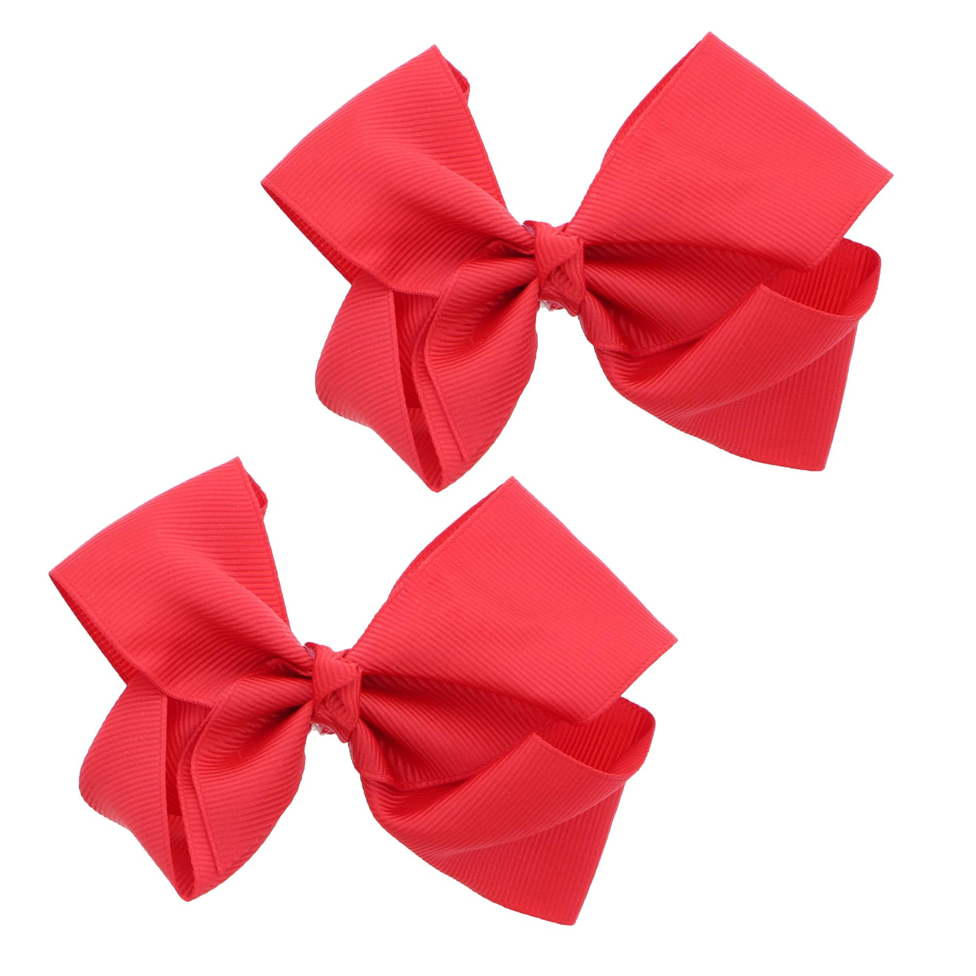 3 Inch Grosgrain Bow for Little Girls- Set of 2 (Red) | Amazon (US)