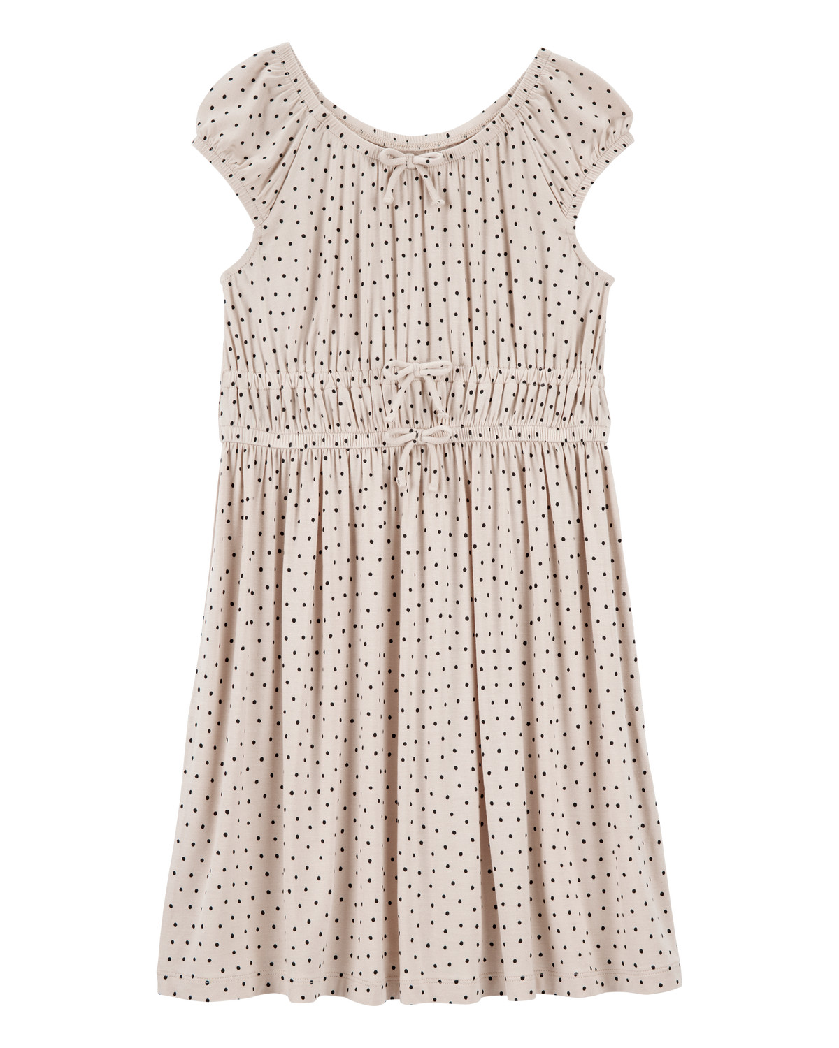 Kid Polka Dot Short-Sleeve Dress - Tan - Carter's | Carter's | Carter's Inc