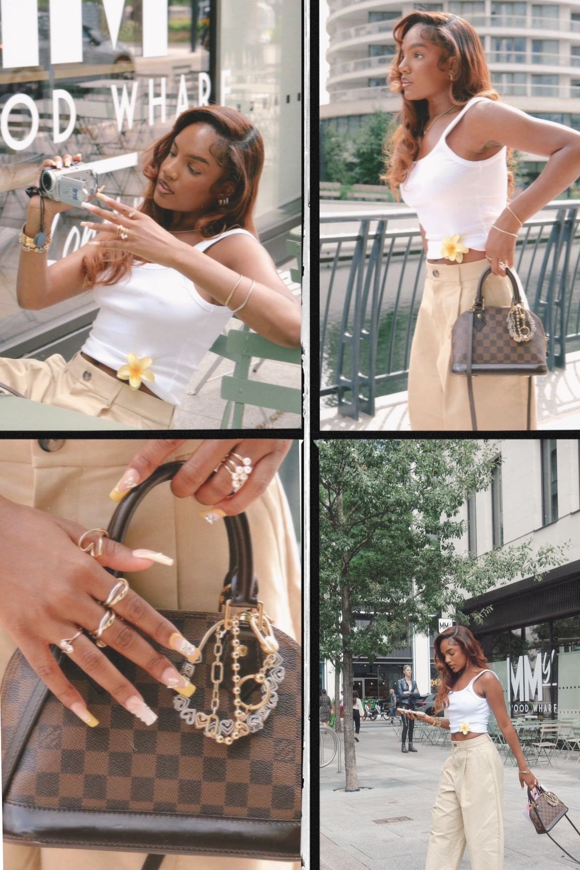 Pandora, Asos, White Ribbed Tank Top, Beige Tailored Trousers, White Slingback, White Kitten Heel, Louis Vuitton Bag, Pandora Jewelry, Casual Outfit, Summer Outfit 

#LTKstyletip #LTKsummer #LTKeurope