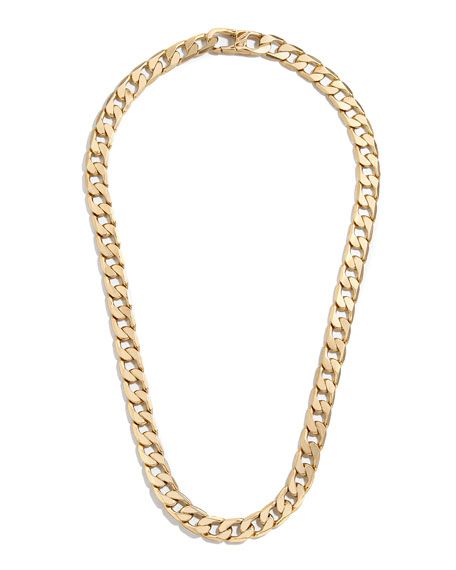 BaubleBar Small Michel Curb Chain Necklace | Neiman Marcus