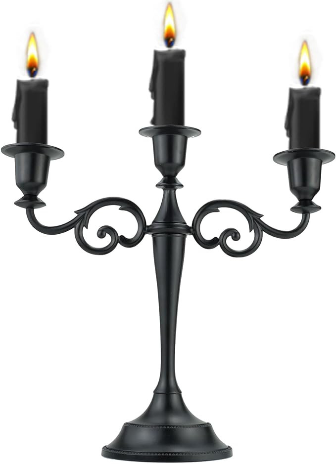 3 Metal Candelabra – Candlesticks Holder for Formal Events, Wedding, Church, Holiday Décor, Ha... | Amazon (US)