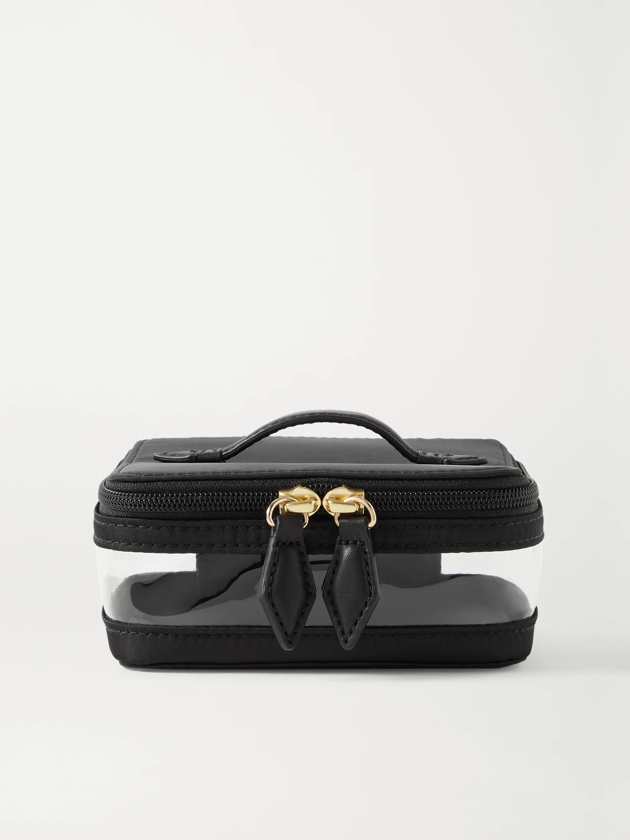 Paravel - Mini See-all Vegan Leather-trimmed Nylon Cosmetics Case - Black | NET-A-PORTER (UK & EU)