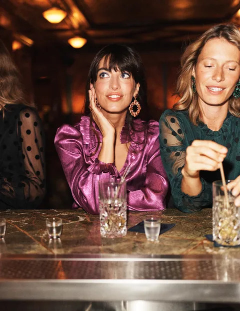 Partybluse mit Rüschenkragen | Boden DE