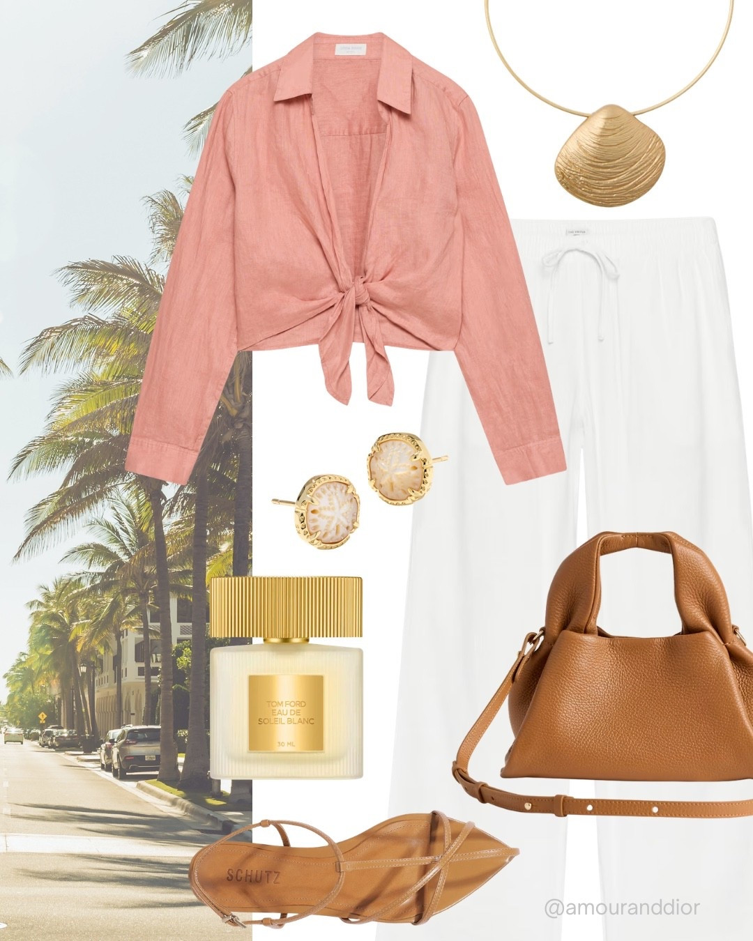 Tie front top with linen pants 🪸 beach vacation outfit, palm beach, South Florida, linen outfit, summer perfume, pink, coral, peach

#LTKootd #LTKTravel #LTKSeasonal