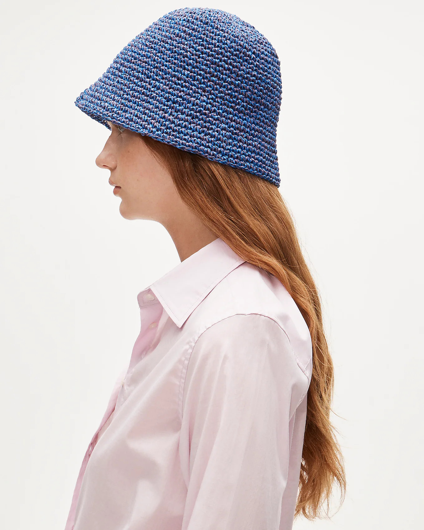 Handcrocheted marled straw hat | J. Crew US