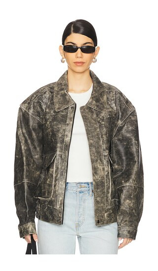 Cora Jacket in Distressed | Revolve Clothing (Global)
