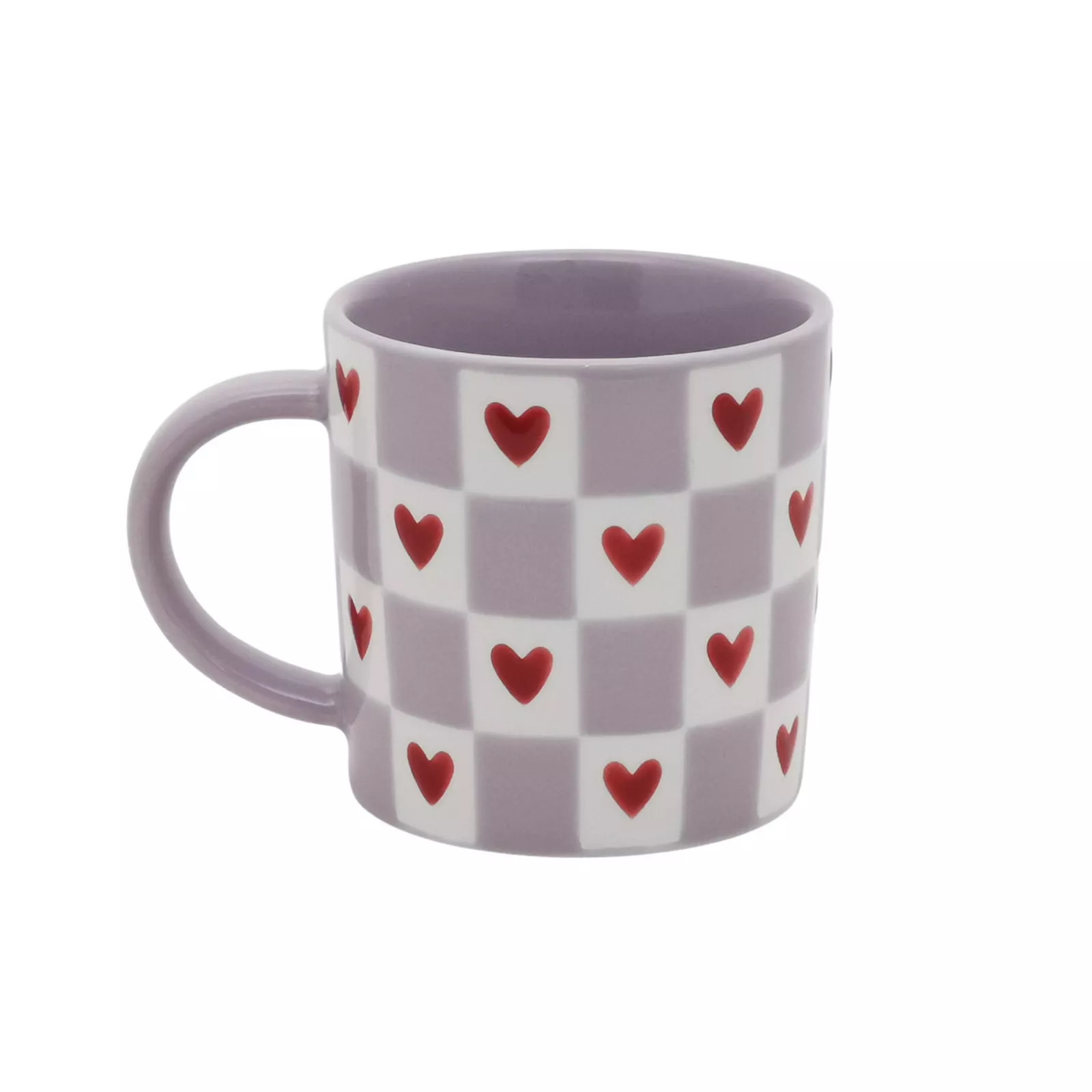 Celebrate Together™ Valentine's Day Kids' Checker Heart Mug, Light Purple | Kohl's