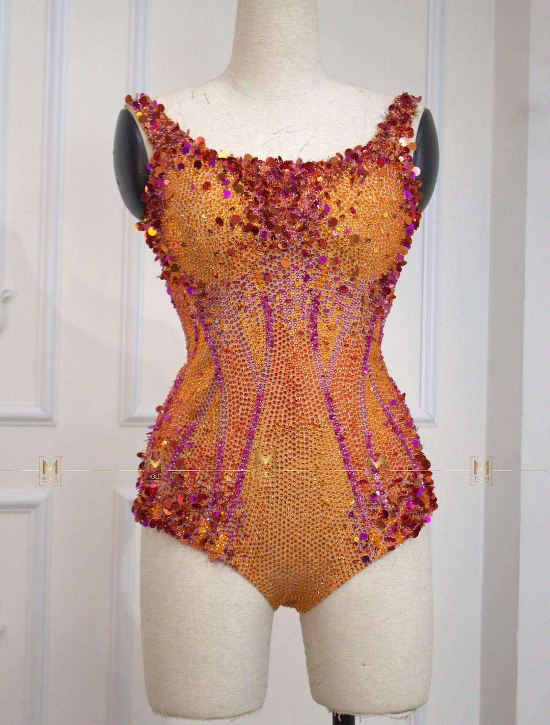 Full Set Orange Lover Version Beading Body Suit Costume Cosplay – Inspired Bodysuit Concern- Er... | Etsy (US)