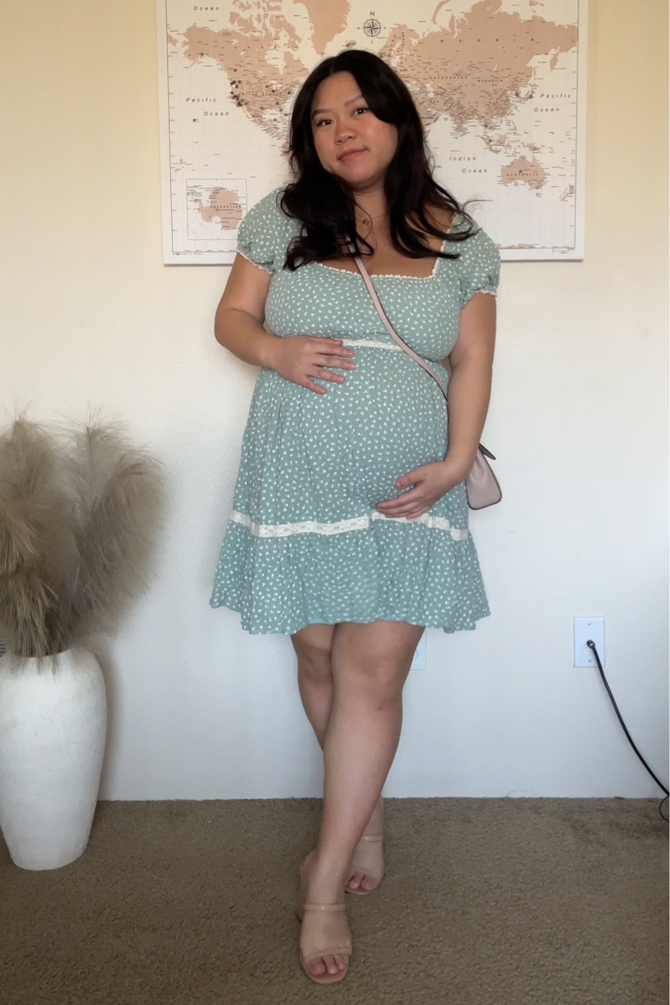 •Dress from PinkBlush Maternity (wearing size L)
•Heels from Lulus
•Bag from Michael Kors

#LTKstyletip #LTKmidsize #LTKbump