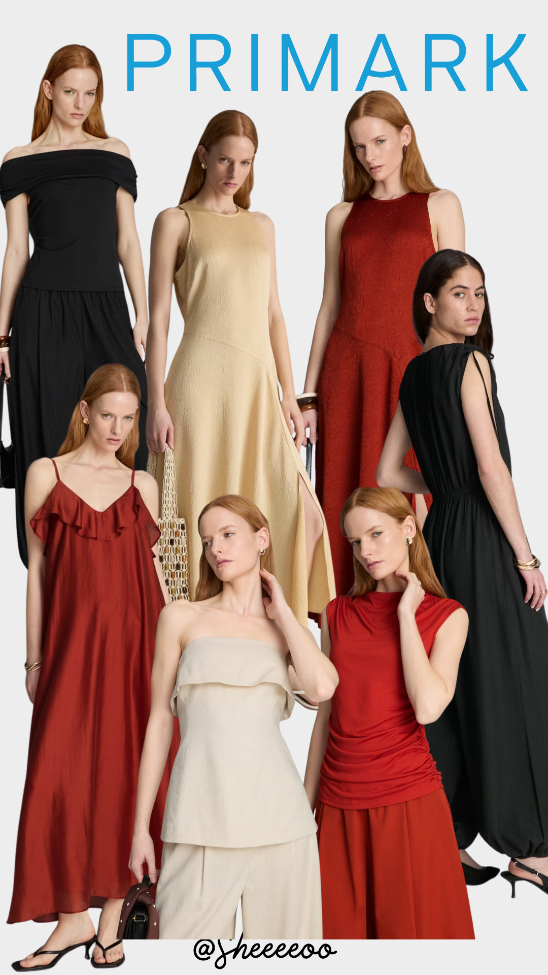 Primark New In UK, v-neck, balloon leg, ruched top, draped, satin dress, sleeveless, bardot top, jersey, pleated, wide leg, black outfit, neutral tones, casual wear, affordable fashion 

 #LTKuk #LTKspring #LTKstyletip