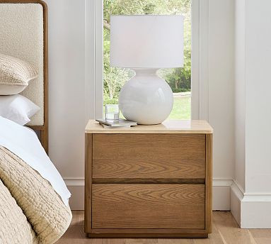Kona Travertine Nightstand (26") | Pottery Barn (US)