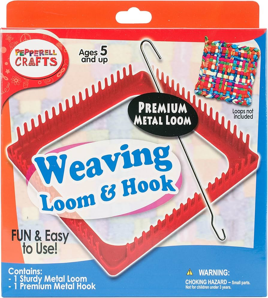 Pepperell Metal Loom & Hook Set, Azalea Pink | Amazon (US)