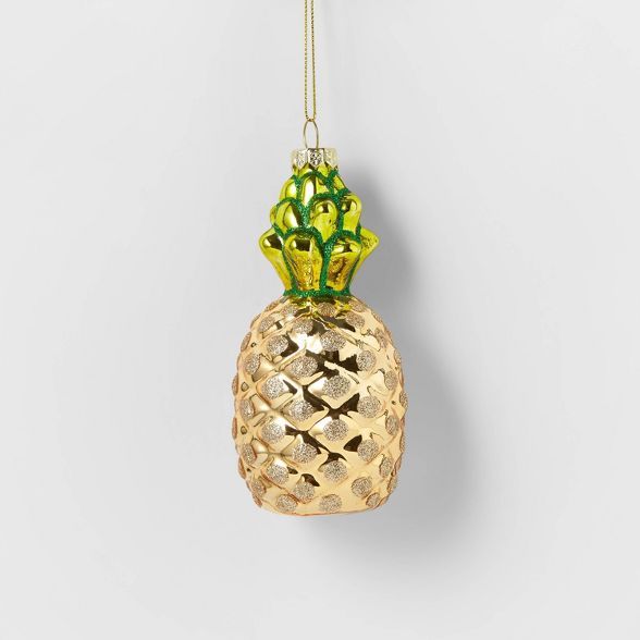 Pineapple Glass Christmas Tree Ornament - Wondershop™ | Target
