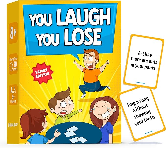 You Laugh You Lose Game - Funny Charades Kids Games - Board Games for Kids & Teens - Try Not to L... | Amazon (US)