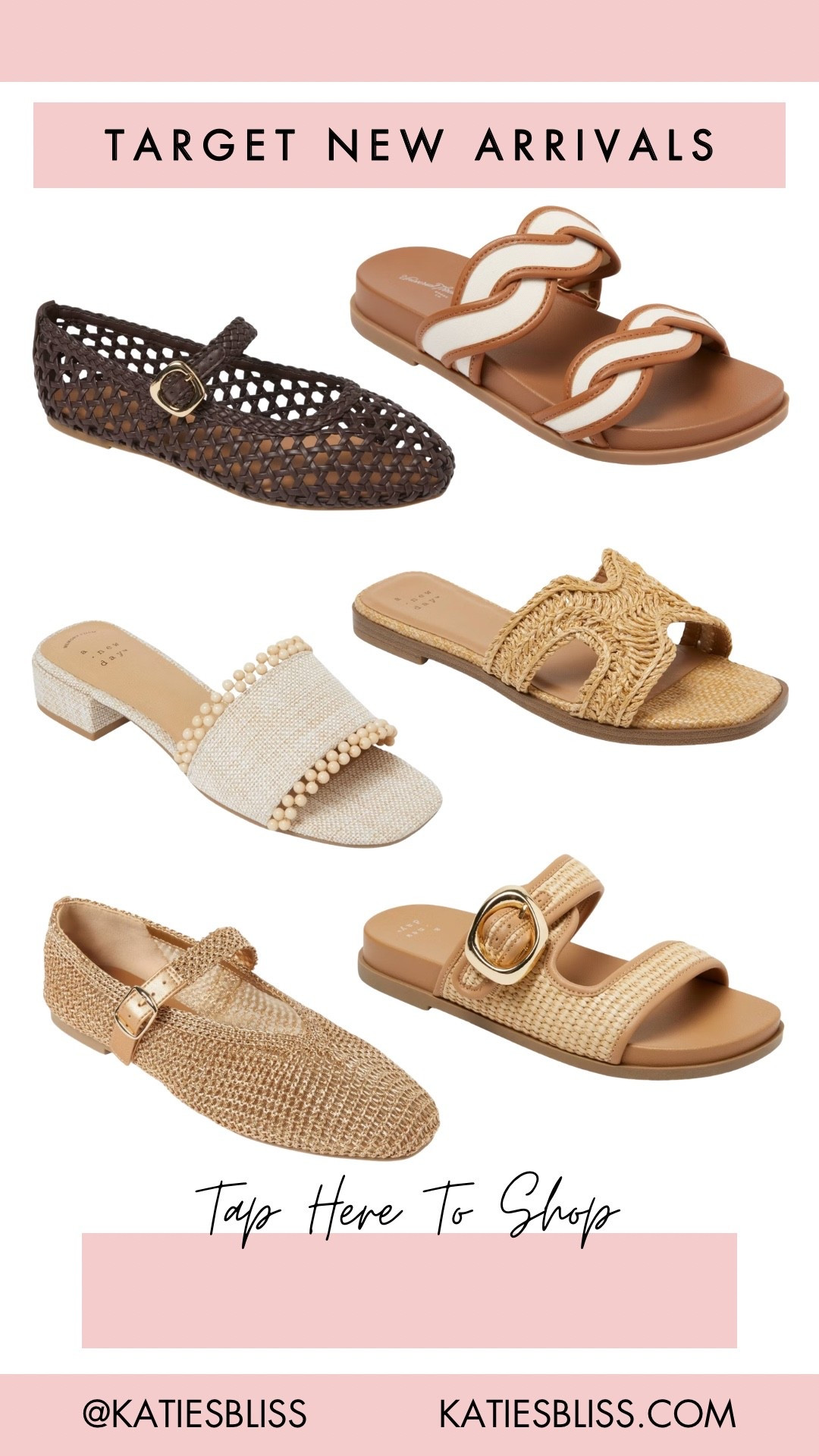 Target new arrivals 👡

Sandals. Ballet flat. Beach. Vacation. Spring. Summer. 



#LTKSeasonal #LTKTravel