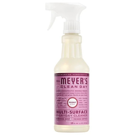 Mrs. Meyer's Clean Day Multi-Surface Everyday Cleaner, Peony Scent, 16 Fl Oz Bottle | Walmart (US)