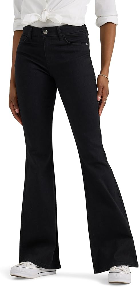 Lee Women's Legendary Mid Rise Flare Jean | Amazon (US)