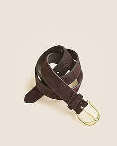 Classic belt in suede | J. Crew US
