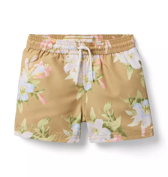 Recycled Floral Swim Trunk | Janie and Jack
