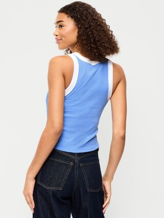 Graphic Snug Crop Tank Top | Old Navy (US)