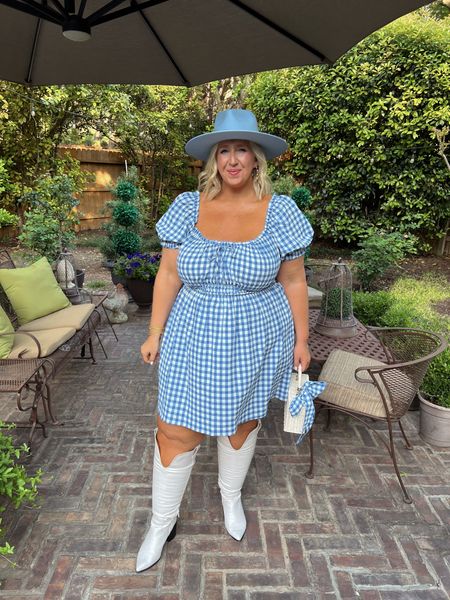 Blue and white check for a fun girl summer… yes please!

This dress comes XS-3X 🩵🤍💙

Wear it to a country concert, a baby shower, or running errands with sneakers, really versatile piece 🙌

#LTKSeasonal #LTKPlusSize