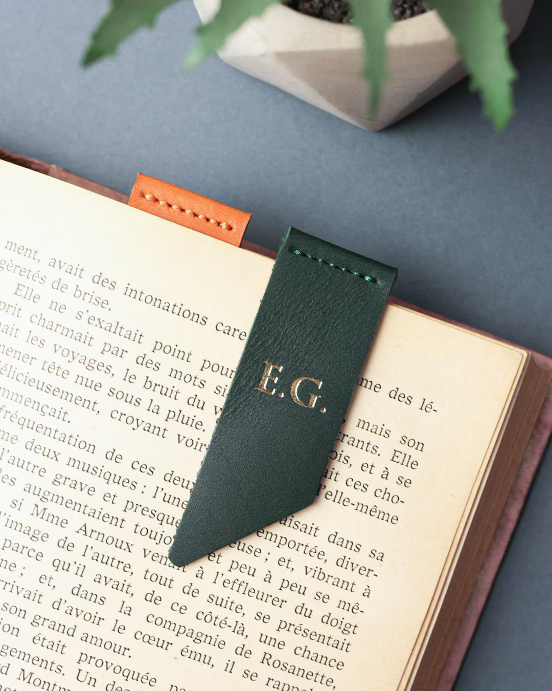 Personalized Leather Bookmark, Monogram Bookmarks, Book Marks For Men, Couples Bookmarks | Etsy (US)