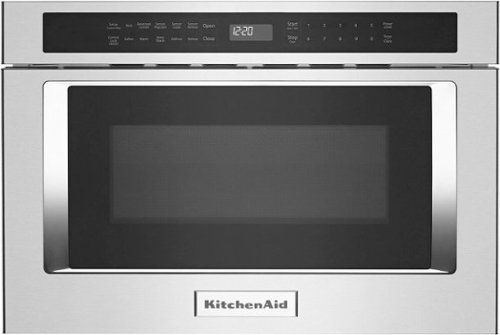 KitchenAid - 24"" 1.2 Cu. Ft. Built-In Microwave Drawer - Stainless steel | Best Buy U.S.