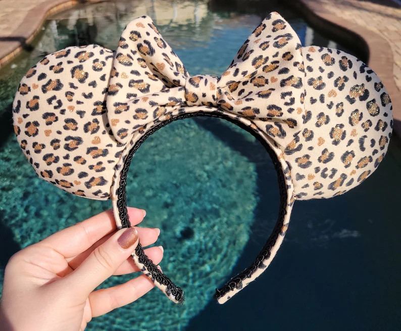 Animal Print Mouse Ears | Etsy (US)