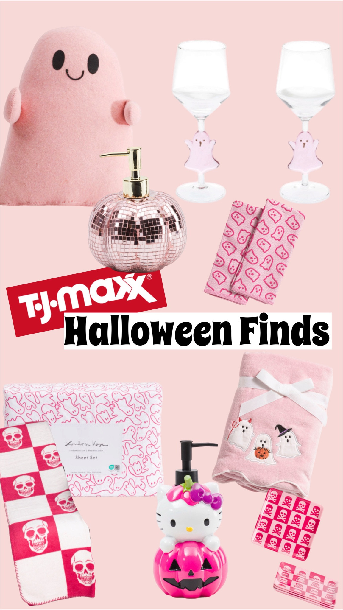 Adorable TJ Maxx pink Halloween decor! 

#LTKSaleAlert #LTKSeasonal #LTKHome