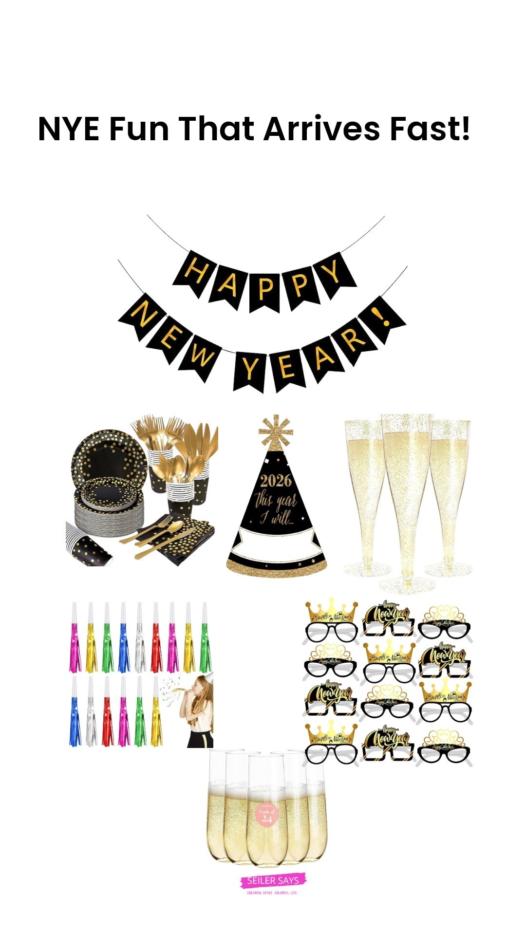 Staying home for New Year’s Eve? Amazon has fun and festive NYE hats, glasses, blowers, plates, banners and more that arrives fast!

#LTKSeasonal #LTKHoliday #LTKKids