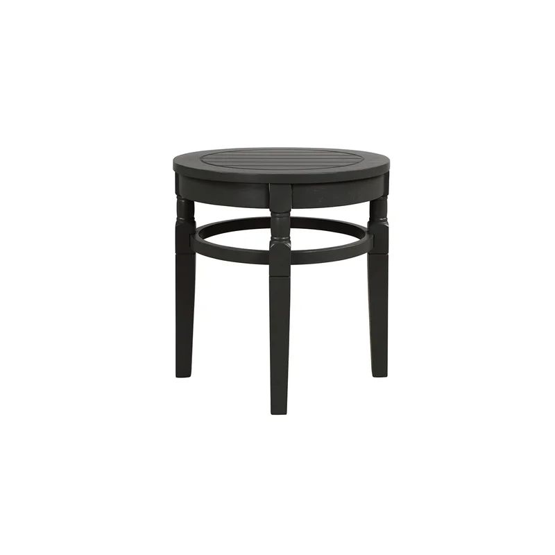 Wood Side Table- Black | Wayfair Professional