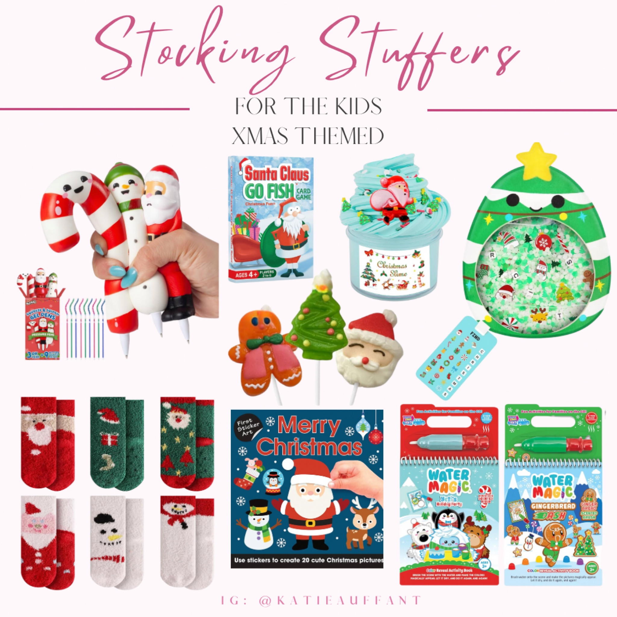 Christmas themed stocking stuffers for the kids gift ideas

#LTKGiftGuide #LTKHoliday #LTKKids