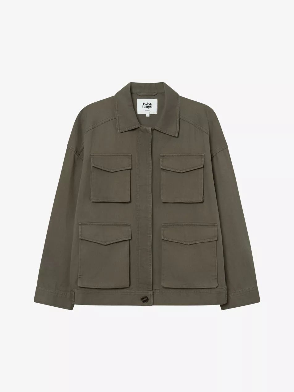 Zelda oversized cotton-twill jacket | Selfridges