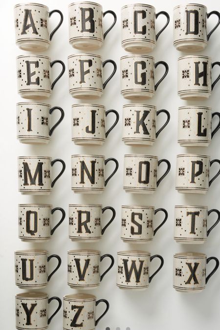 Anthro Bistro Tile Monogram Mugs

#LTKGiftGuide