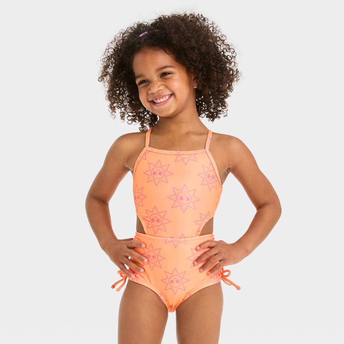 Toddler Girls' Cut Out One Piece Swimsuit - Cat & Jack™ | Target