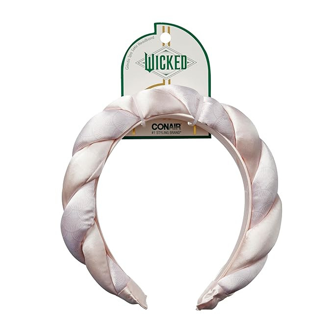 Wicked Glinda Satin Twisted Spa Headband - Make up headband - spa headband for washing face - Bub... | Amazon (US)
