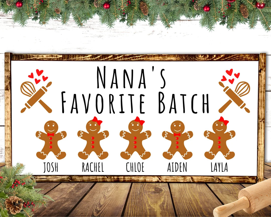 Nana Gift From Grandkids Christmas Gifts for Nana Kitchen - Etsy | Etsy (US)