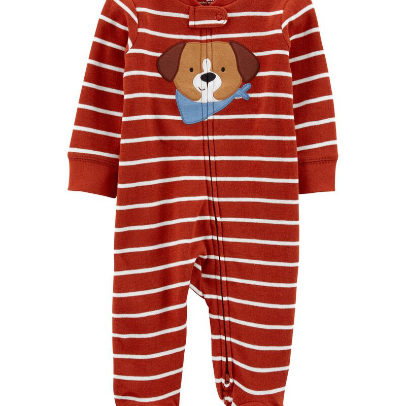 Baby Dog Zip-Up Cotton Sleep & Play | Carter's