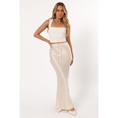 Petal and Pup Women's Negin Midi Skirt - Cream M | Target