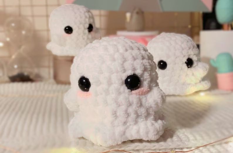 BABY BOO GHOST | Crochet Ghost Amigurumi | Cute Halloween Plushie | Spooky Ghost Plush | Kawaii C... | Etsy (US)