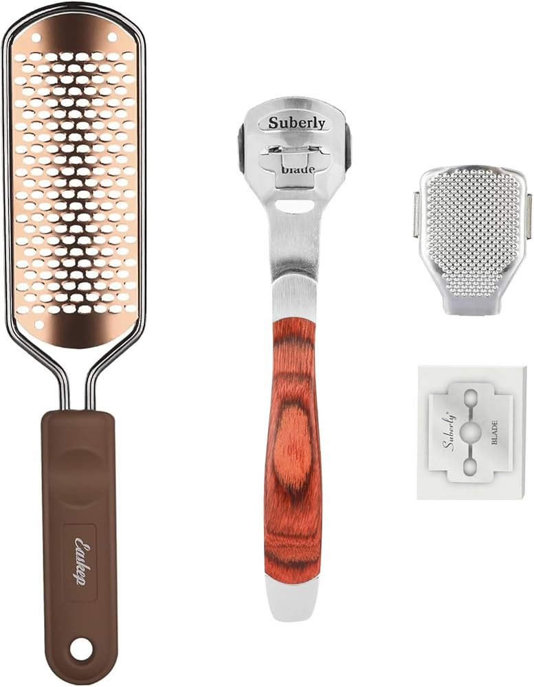 Foot File Foot Scrubber Pedicure - Callus Remover for Feet Easkep Professional Grater Rasp Foot S... | Amazon (US)