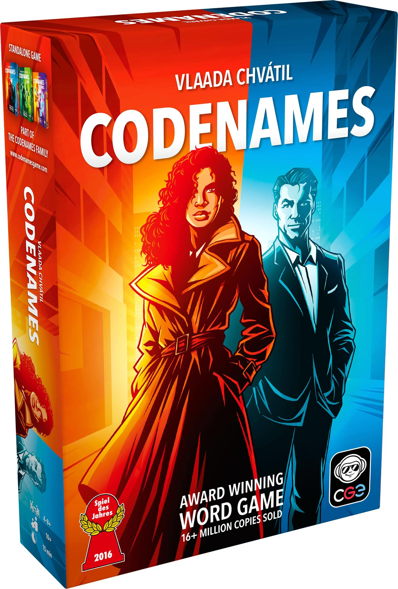 CGE Codenames Board Game (2nd Edition) The Top Secret Word Association Party Game for Friends & F... | Amazon (US)